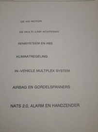 Cursusboek ''TT47 Technische introductie Nissan Maxima QX''