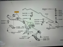 Subframe Nissan Primera P11 GA16DE / SR20DE 54400-2F210 Gebruikt.