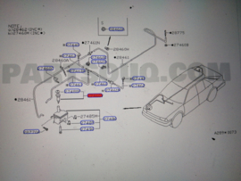 Filler neck tank assy-windshield washer Nissan Bluebird T12/ T72/ U11 28915-D4510 Used part