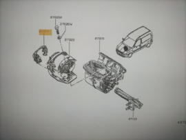 Kachelweerstand Nissan Kubistar X76 27100-00QAC Origineel.