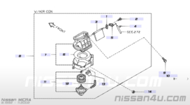 Kachelventilatormotor Nissan Micra K11 27220-5F200