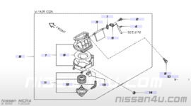 Case-blower Nissan Micra K11 27235-5F216 (27200-5F216)