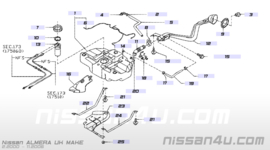 Brandstofpomp Nissan Almera (Tino) 17040-5M310 N16/V10