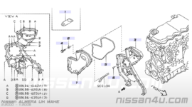 Distributiedeksel YD22DDT Nissan 13500-AD200 N16/ T30/ V10