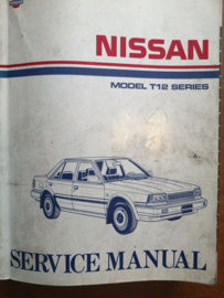 Service manual '' Model T12 series '' SM6E-0T12G0 Nissan Bluebird T12