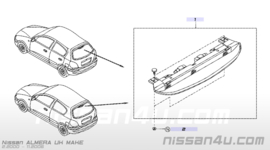 Derde remlicht Nissan Almera N16 26590-BM400