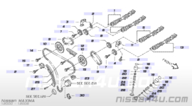 Kettinggeleider VQ30DE Nissan Maxima 13091-31U26 A32/CA33