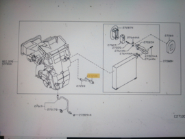 Temperatuursensor airconditioning Nissan D22/ J10/ R20/ T31/ Y61 27723-2J500 Origineel