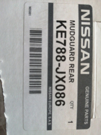 Spatlappenset achteras Nissan NV200 KE788-JX086
