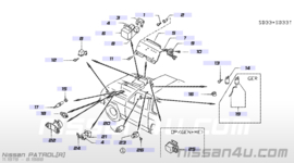 Relay fuel pump/EGI Nissan 25230-R8100 160/ E23 Original.