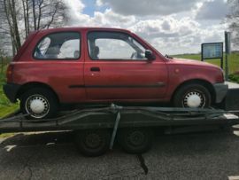 Nissan Micra K11 CG13DE 1997 kleurcode AP0. handgeschakeld. Nieuw binnen 10-april-2022