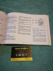 Instructieboekje '' Nissan Primera P11'' OM8D-0P11E0E
