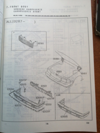 Collision parts catalog model C32 series december 1990 EC-119