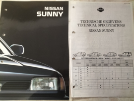 Brochure Nissan Sunny N14 1994 20250319