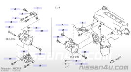 Bolt adjusting alternator Nissan Micra K11 01121-05891