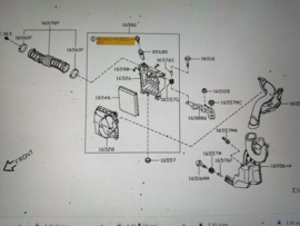 Montagebout luchtmassameter Nissan Juke F15 08360-41225