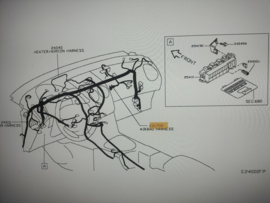 Airbagkabelboom Nissan Qashqai J10 24170-JD00B Origineel.