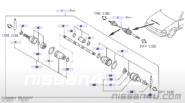 Joint inner Nissan 39711-02A05 B12/ N12/ N13/ N14/ N15/ Y10