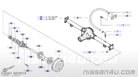 Keerring achteras Nissan 43232-9C500 C23/ R20