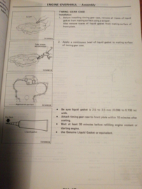 Service manual '' Model TD series diesel engine '' 1st revision. 19e druk. SM7E-00TDG1