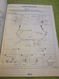 Service manual ''Model D21 series Supplement-II'' Nissan Pickup D21 SM7E-D21SG0 Gebruikt.