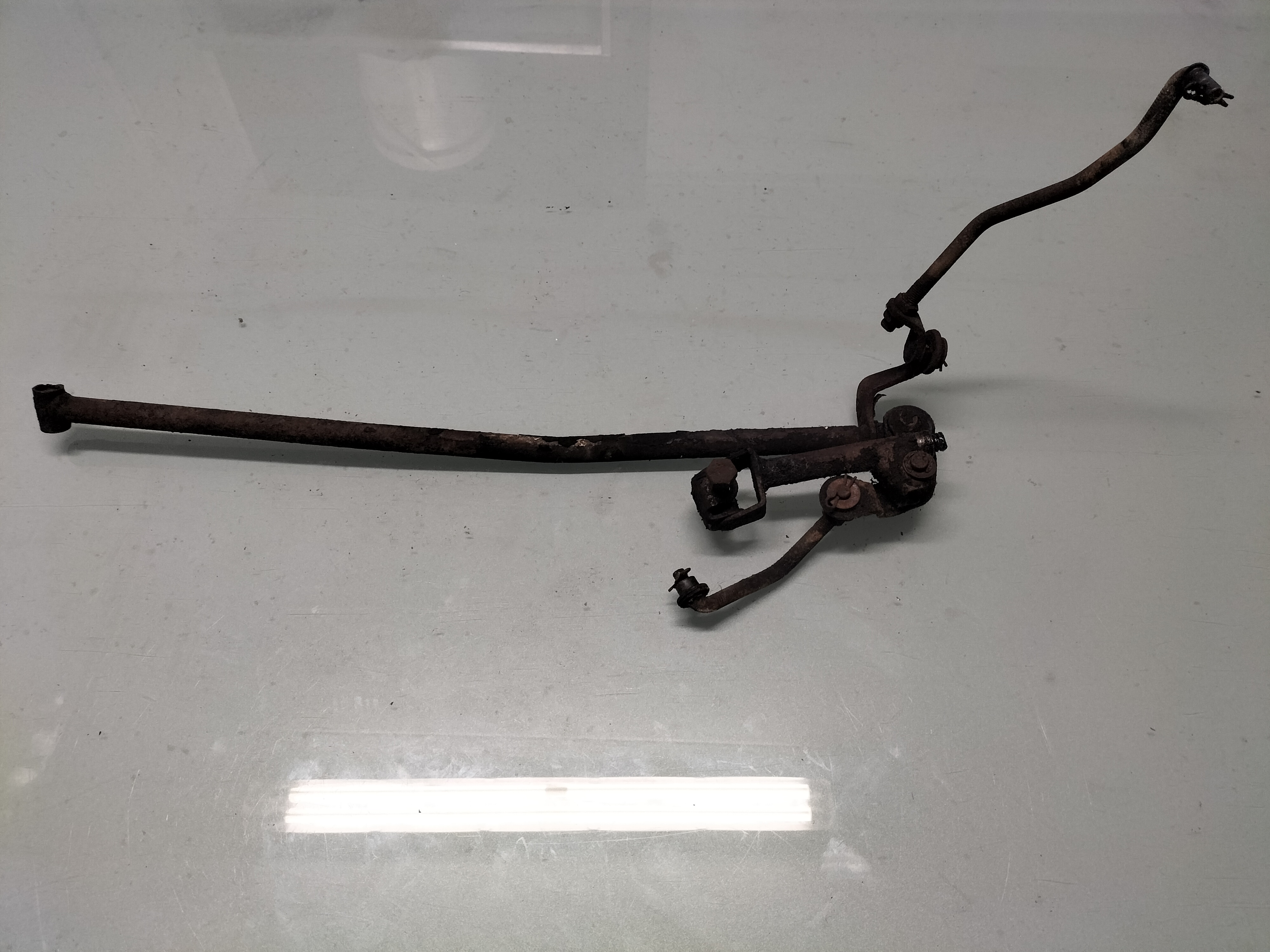 Samenstelling schakelmechanisme Datsun Cherry E10 (20250608) Gebruikt.