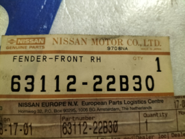 Fender-front, right-hand Nissan Micra K10 63112-22B30 Original.