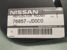Mudguard-center, rear left-hand Nissan 76857-JD000 Original.