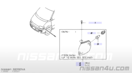 Richtingaanwijzer linksvoor Nissan Serena C23 26135-7C000