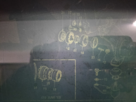 Wiellagerset vooras Datsun Cherry E10 40215-M0201 Origineel.