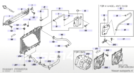 Radiator CD20 Nissan Primera P10 21410-72J20 Original.