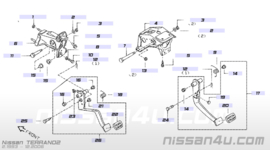 Veer koppelingspedaal Nissan 46571-0F005 N16/ R20/ V10