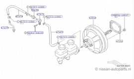 Slangklem 17mm Nissan 280 ZX S130 47477-P7100 Gebruikt.