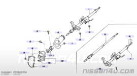 Afdekking stuurkolom Nissan Primera P11/ WP11 48981-2F900