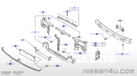 Radiateurframe Nissan Sunny N14 62500-52C00