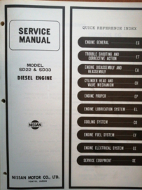 Service manual '' Model SD22 & SD33 diesel Engine '' SM0E-SD22G0 (010250)