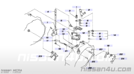 Schakelaar op automaatbak Nissan Micra K11 31918-41B00