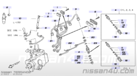 Nozzle verstuiver Nissan TD25/TD27 16620-0F000 D22/ R20 Nieuw.