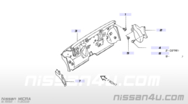 Afschermkap interieur Nissan Micra K11 66900-6F602