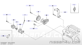 Koelwatertemperatuursensor Nissan 22630-51E00 Origineel