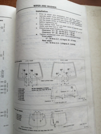 Service manaul '' Model P10 series '' Nissan Primera P10