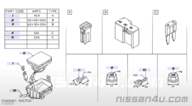 Controller unit Nissan Micra K12 284B7-AX610