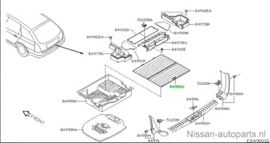 Kofferbakmat Nissan Primera P12 Wagon - uitvoering 84905-AV700 Gebruikt.
