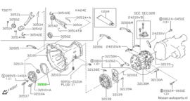 Gasket-front cover Nissan Terrano2 R20 32112-G2302 Original.