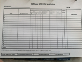 Nissan service agenda