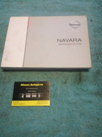 Instructieboekje ''Nissan Navara D40'' Duitstalig