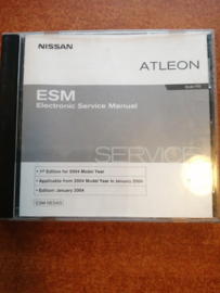 Electronic Service manual '' Model TK0 series '' Nissan Atleon TK0 SM4E00-1TK0E0E Gebruikt.