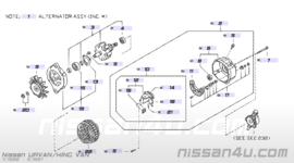 Spanningsregelaar dynamo Nissan 23528-V7200