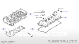 Gasket-rocker cover QG16DE/ QG18DE Nissan 13270-4M760 P11/ V10/ WP11 Original.