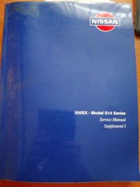 Service manual '' Model S14 series - 200SX Supplement I ''  SM5E-S14SE0